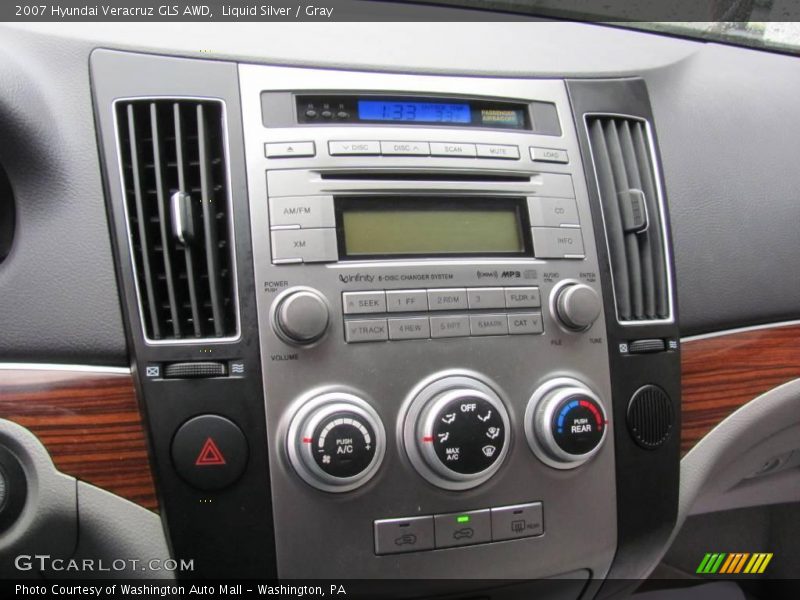 Liquid Silver / Gray 2007 Hyundai Veracruz GLS AWD