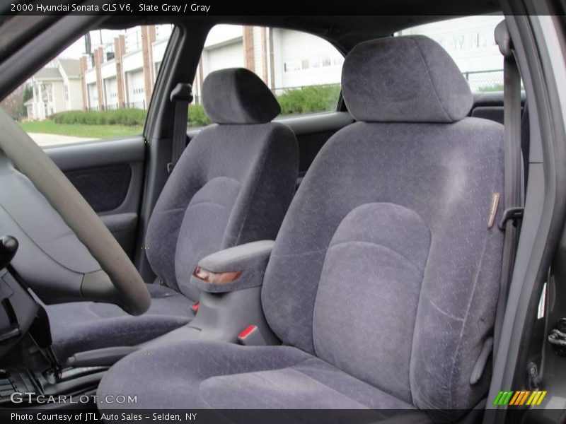 Slate Gray / Gray 2000 Hyundai Sonata GLS V6