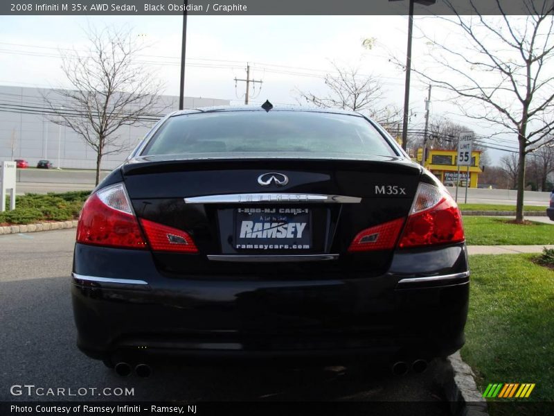 Black Obsidian / Graphite 2008 Infiniti M 35x AWD Sedan