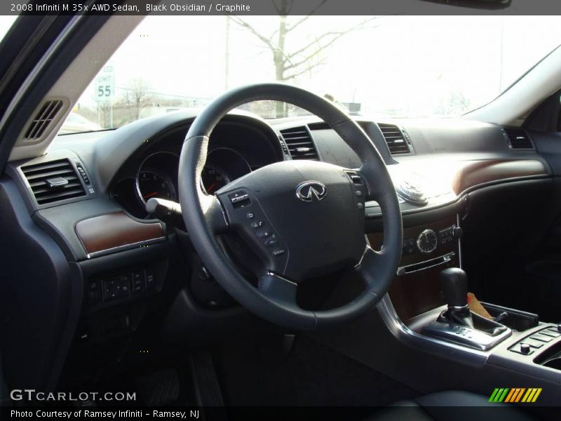Black Obsidian / Graphite 2008 Infiniti M 35x AWD Sedan