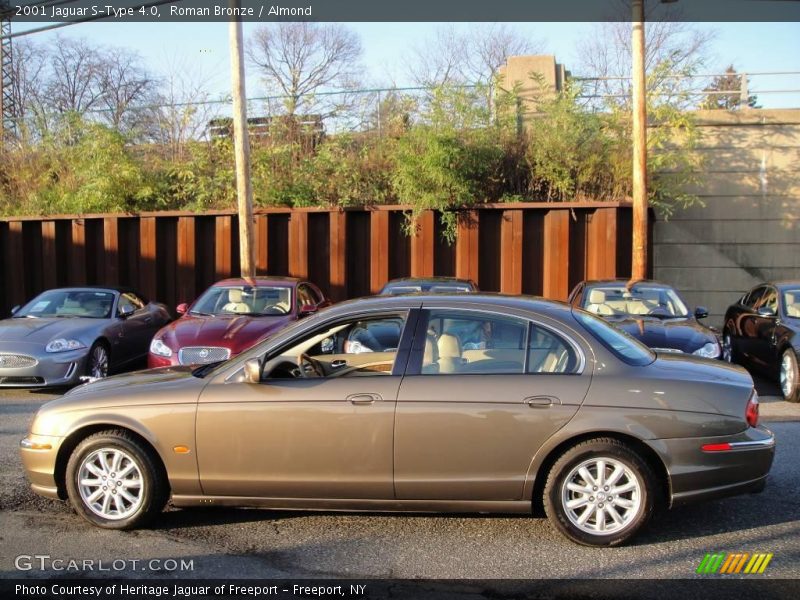 Roman Bronze / Almond 2001 Jaguar S-Type 4.0