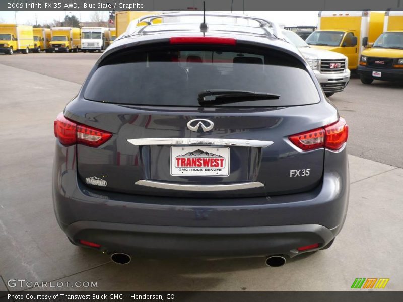 Blue Slate / Graphite 2009 Infiniti FX 35 AWD