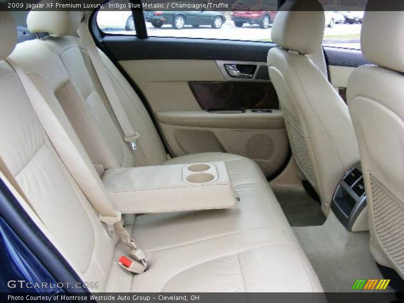 Indigo Blue Metallic / Champagne/Truffle 2009 Jaguar XF Premium Luxury