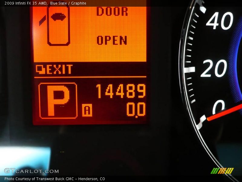 Blue Slate / Graphite 2009 Infiniti FX 35 AWD