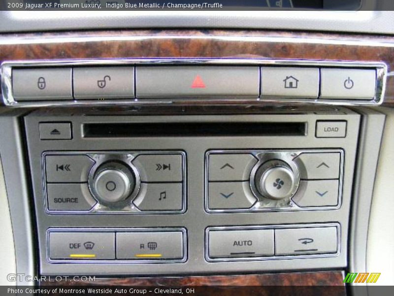 Indigo Blue Metallic / Champagne/Truffle 2009 Jaguar XF Premium Luxury