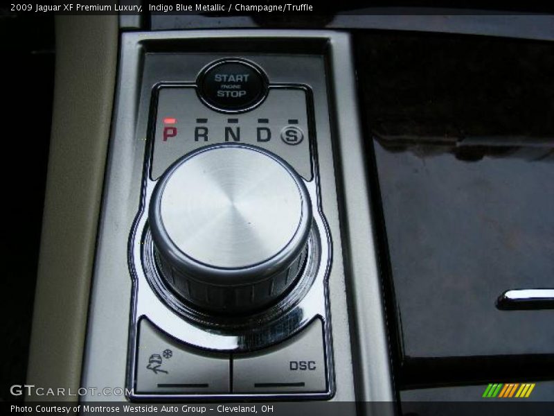 Indigo Blue Metallic / Champagne/Truffle 2009 Jaguar XF Premium Luxury
