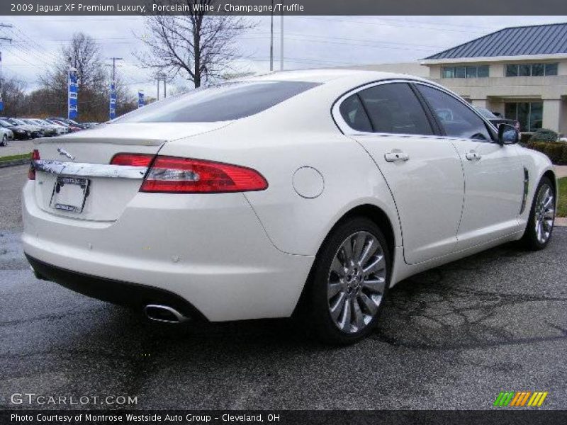 Porcelain White / Champagne/Truffle 2009 Jaguar XF Premium Luxury