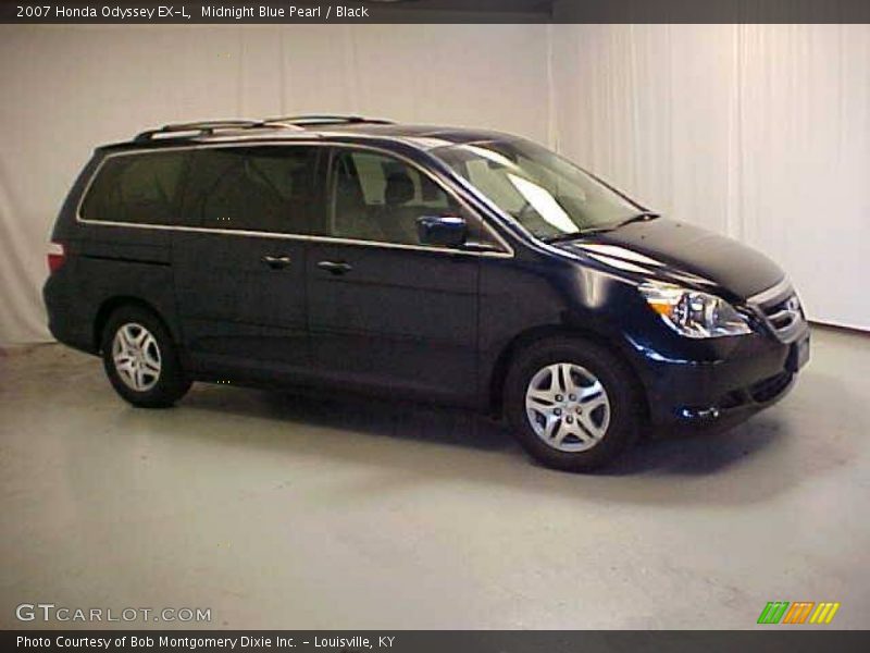 Midnight Blue Pearl / Black 2007 Honda Odyssey EX-L