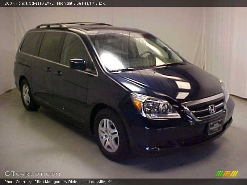 Midnight Blue Pearl / Black 2007 Honda Odyssey EX-L