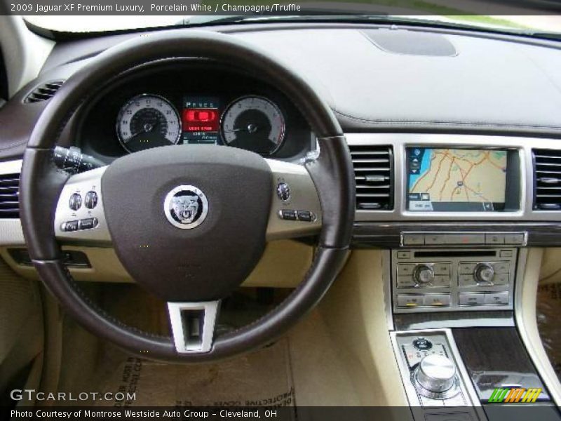 Porcelain White / Champagne/Truffle 2009 Jaguar XF Premium Luxury