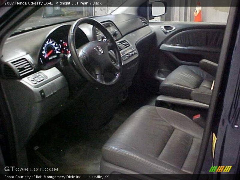 Midnight Blue Pearl / Black 2007 Honda Odyssey EX-L