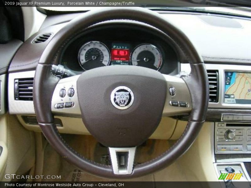 Porcelain White / Champagne/Truffle 2009 Jaguar XF Premium Luxury