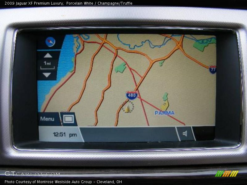 Porcelain White / Champagne/Truffle 2009 Jaguar XF Premium Luxury