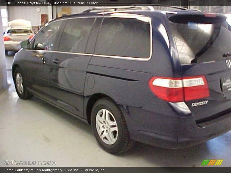 Midnight Blue Pearl / Black 2007 Honda Odyssey EX-L