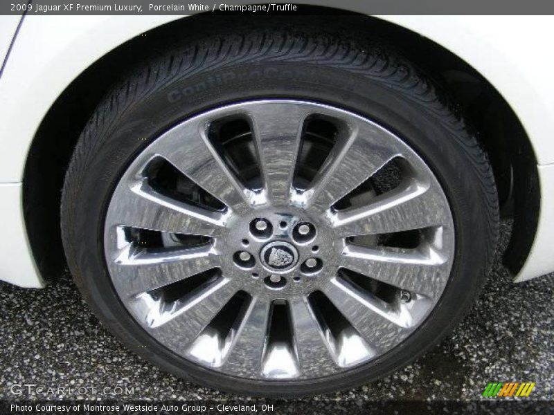 Porcelain White / Champagne/Truffle 2009 Jaguar XF Premium Luxury