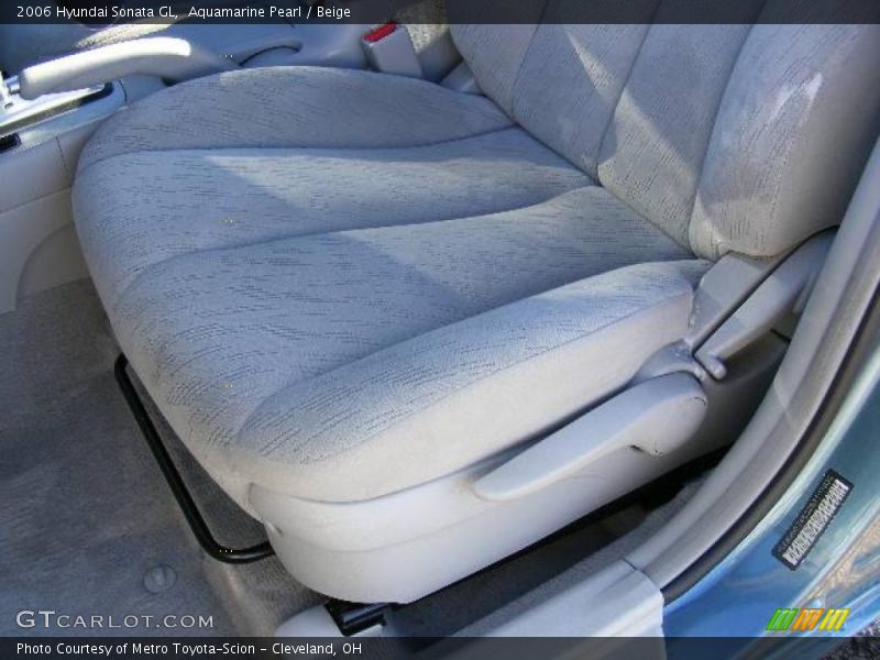 Aquamarine Pearl / Beige 2006 Hyundai Sonata GL