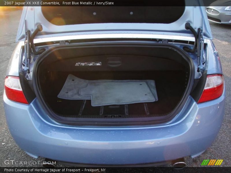 Frost Blue Metallic / Ivory/Slate 2007 Jaguar XK XK8 Convertible