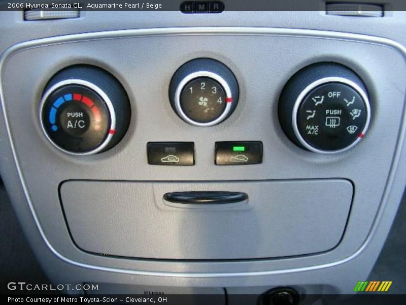Aquamarine Pearl / Beige 2006 Hyundai Sonata GL