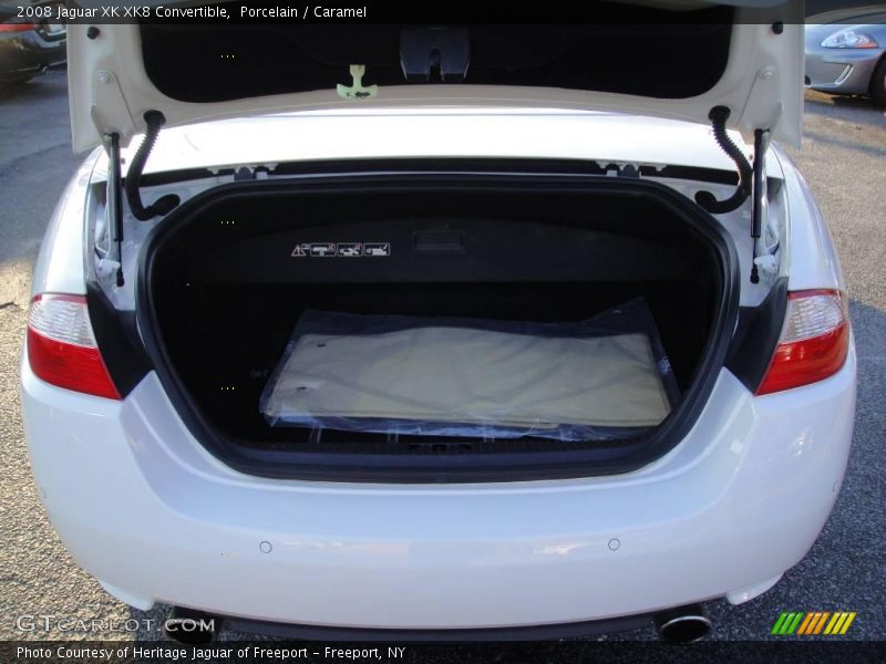 Porcelain / Caramel 2008 Jaguar XK XK8 Convertible
