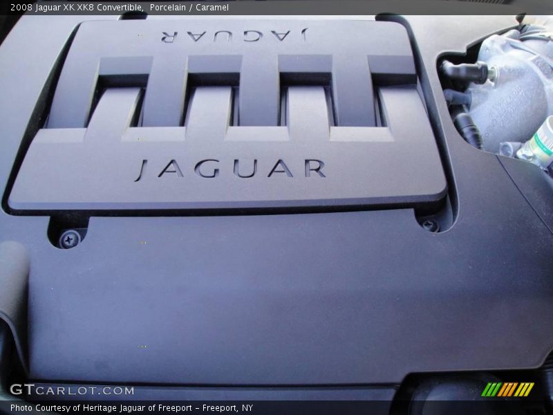 Porcelain / Caramel 2008 Jaguar XK XK8 Convertible