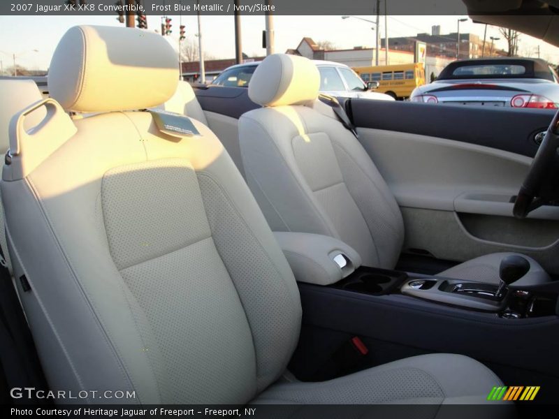Frost Blue Metallic / Ivory/Slate 2007 Jaguar XK XK8 Convertible