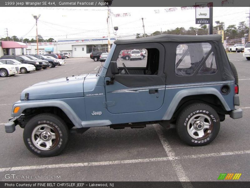 Gunmetal Pearlcoat / Agate 1999 Jeep Wrangler SE 4x4