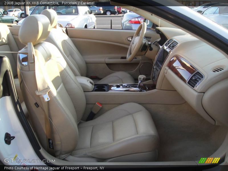 Porcelain / Caramel 2008 Jaguar XK XK8 Convertible