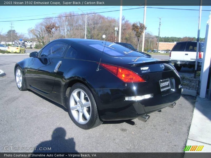 Super Black / Carbon Black 2003 Nissan 350Z Enthusiast Coupe