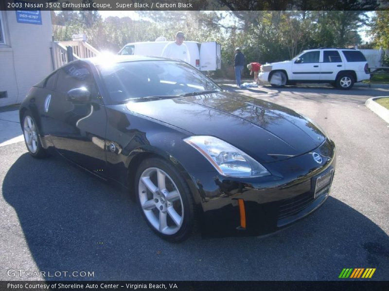 Super Black / Carbon Black 2003 Nissan 350Z Enthusiast Coupe