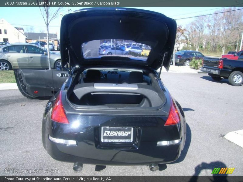 Super Black / Carbon Black 2003 Nissan 350Z Enthusiast Coupe