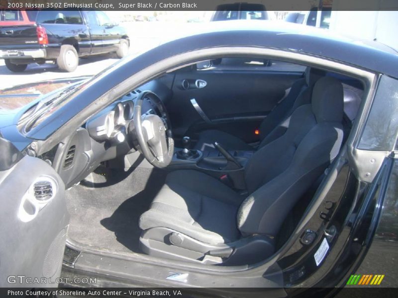 Super Black / Carbon Black 2003 Nissan 350Z Enthusiast Coupe