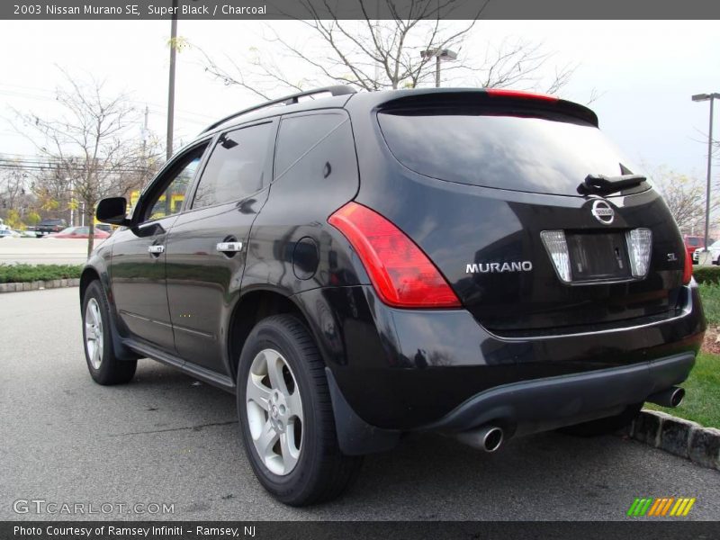 Super Black / Charcoal 2003 Nissan Murano SE