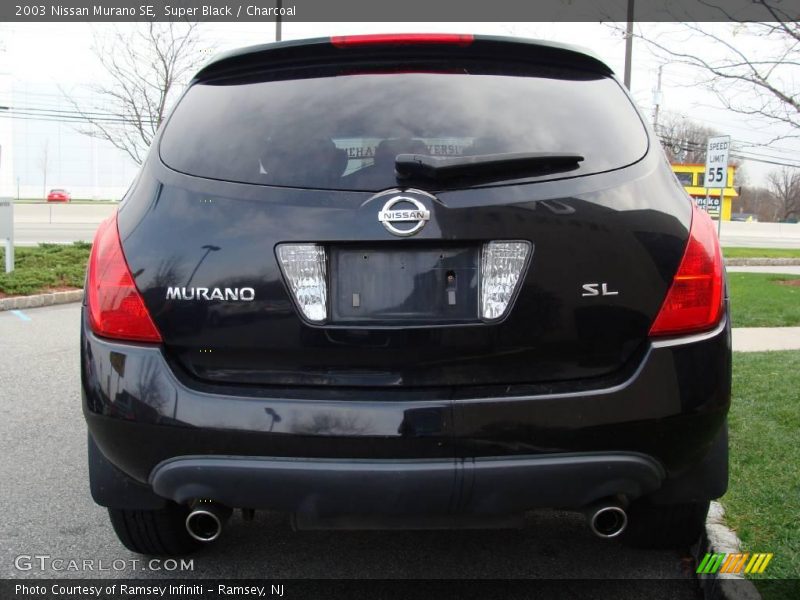 Super Black / Charcoal 2003 Nissan Murano SE