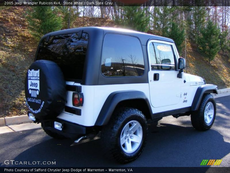 Stone White / Dark Slate Gray 2005 Jeep Wrangler Rubicon 4x4