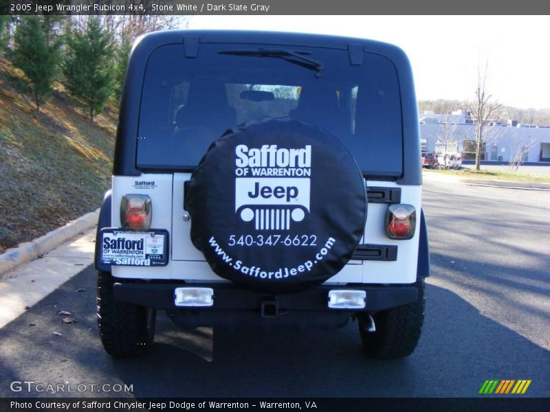 Stone White / Dark Slate Gray 2005 Jeep Wrangler Rubicon 4x4