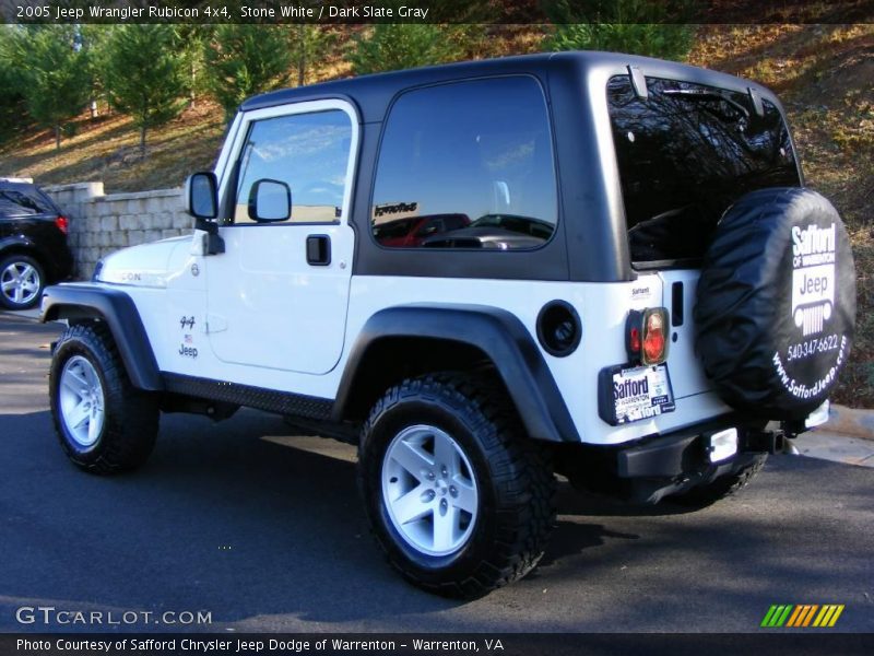 Stone White / Dark Slate Gray 2005 Jeep Wrangler Rubicon 4x4