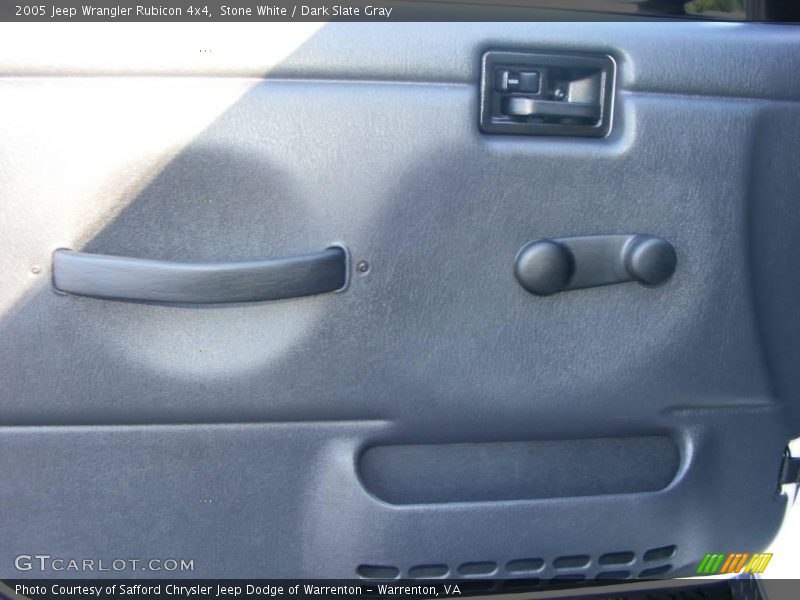 Stone White / Dark Slate Gray 2005 Jeep Wrangler Rubicon 4x4