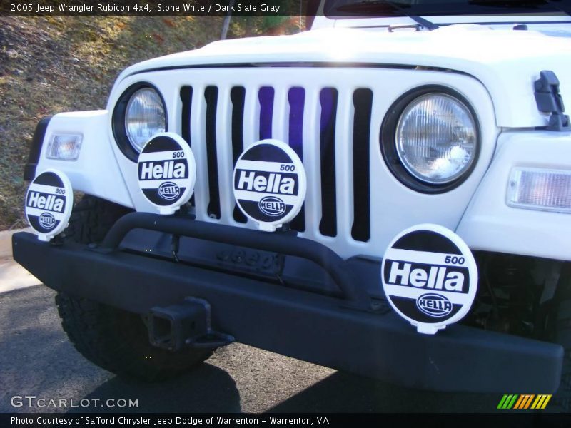 Stone White / Dark Slate Gray 2005 Jeep Wrangler Rubicon 4x4