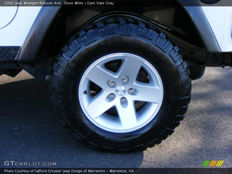 Stone White / Dark Slate Gray 2005 Jeep Wrangler Rubicon 4x4