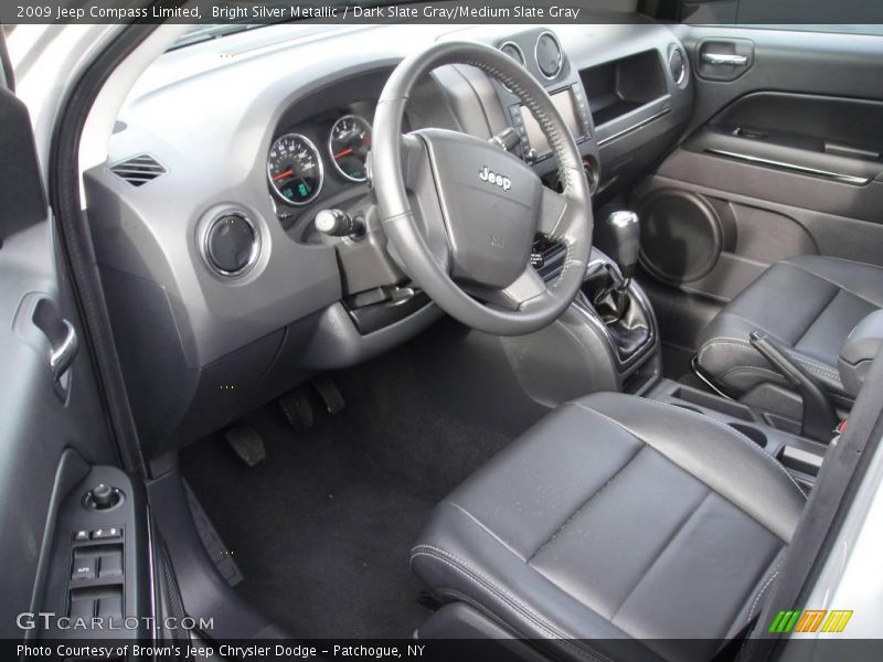 Bright Silver Metallic / Dark Slate Gray/Medium Slate Gray 2009 Jeep Compass Limited