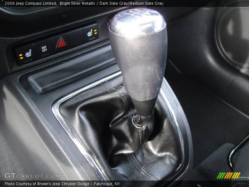 Bright Silver Metallic / Dark Slate Gray/Medium Slate Gray 2009 Jeep Compass Limited