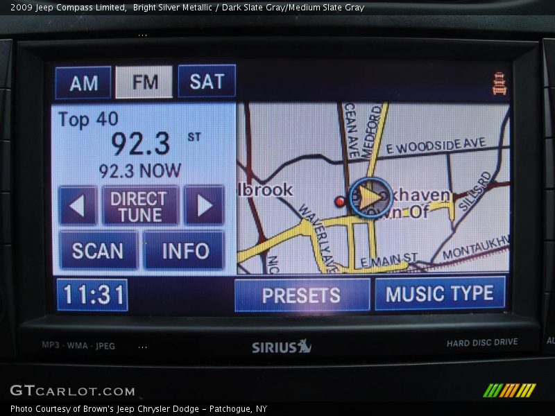 Bright Silver Metallic / Dark Slate Gray/Medium Slate Gray 2009 Jeep Compass Limited