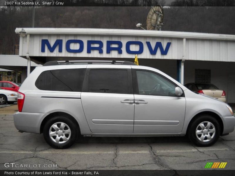 Silver / Gray 2007 Kia Sedona LX