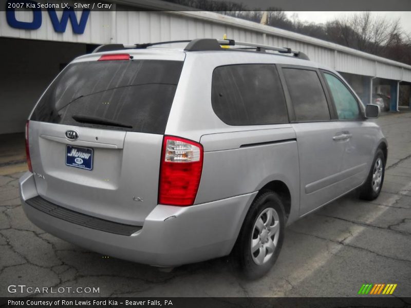 Silver / Gray 2007 Kia Sedona LX