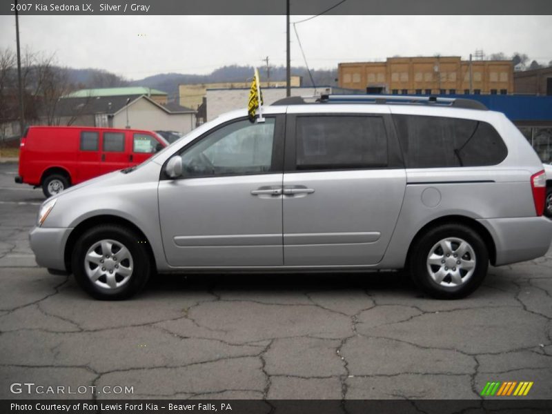 Silver / Gray 2007 Kia Sedona LX