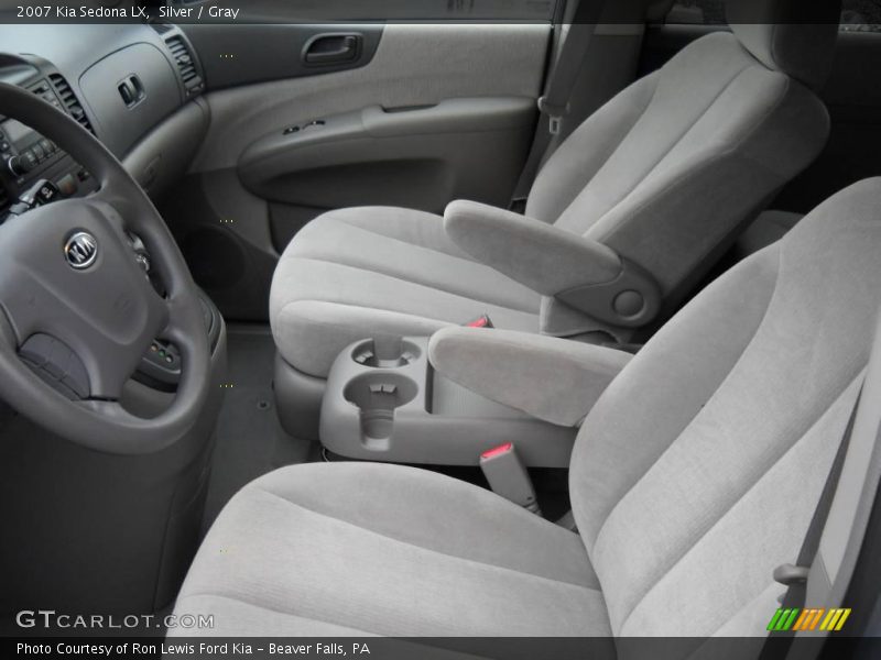 Silver / Gray 2007 Kia Sedona LX