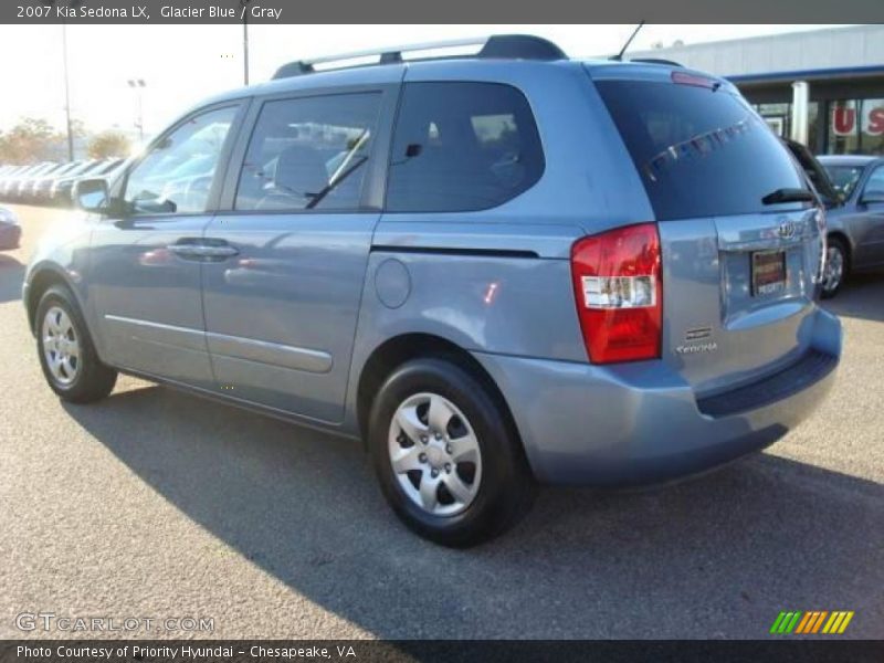 Glacier Blue / Gray 2007 Kia Sedona LX