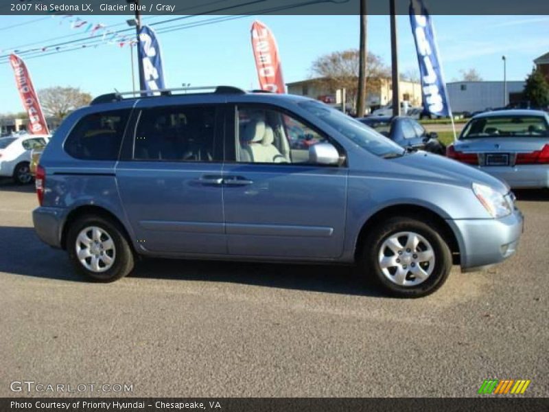 Glacier Blue / Gray 2007 Kia Sedona LX