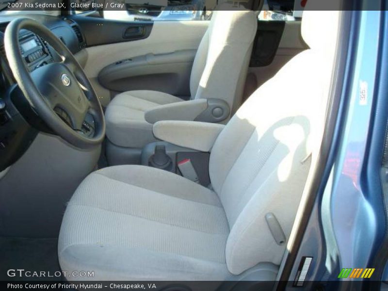 Glacier Blue / Gray 2007 Kia Sedona LX