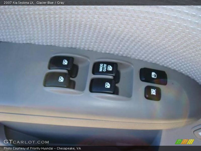 Glacier Blue / Gray 2007 Kia Sedona LX
